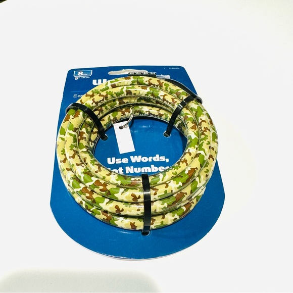 Wordlock Green Camo 8mm x 5' FT Combination Cable Lock - Picture 9 of 16